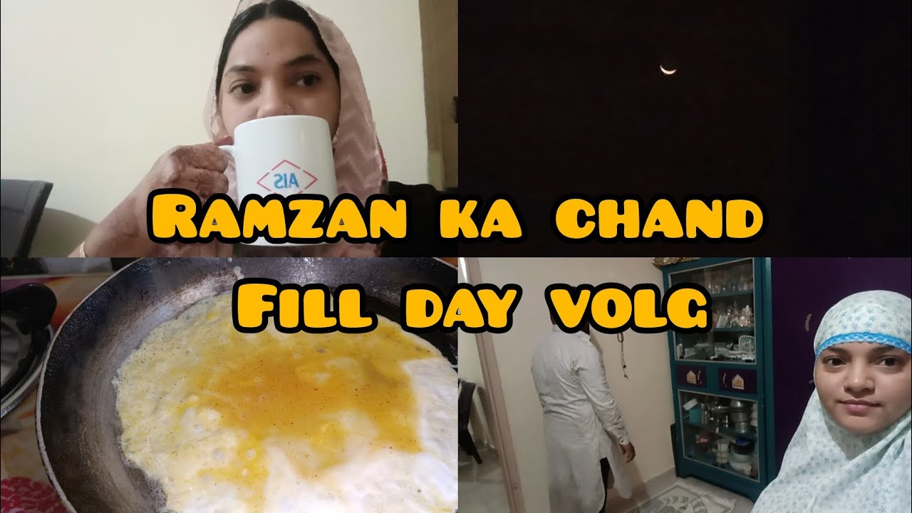 Ramzan ka chand 🌛🌛 #fulldayvolg#minivlog #Rabiya s#dailyvolg