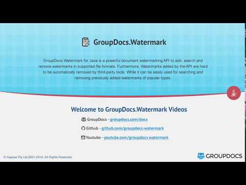 How to Install GroupDocs.Watermark