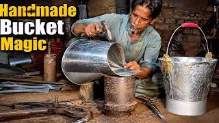 No Power Tools! Traditional Galvanised Bucket Making From Scratch