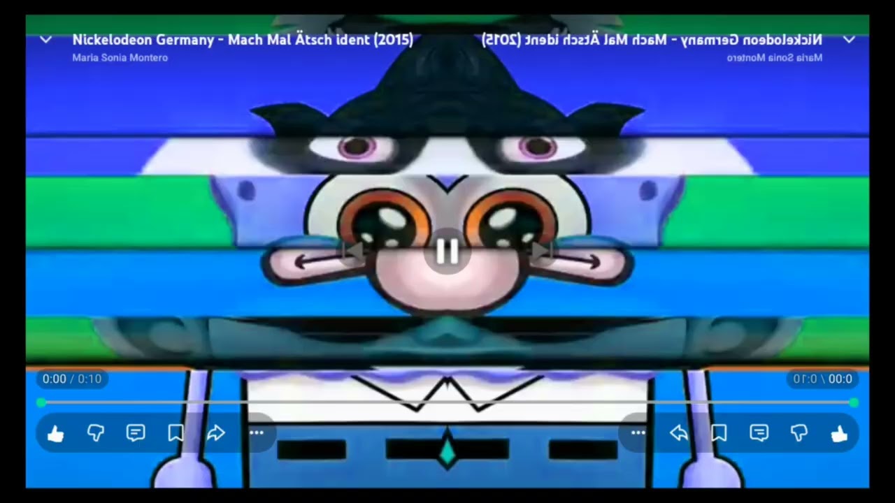 Nickelodeon idents face mach mal in low voice