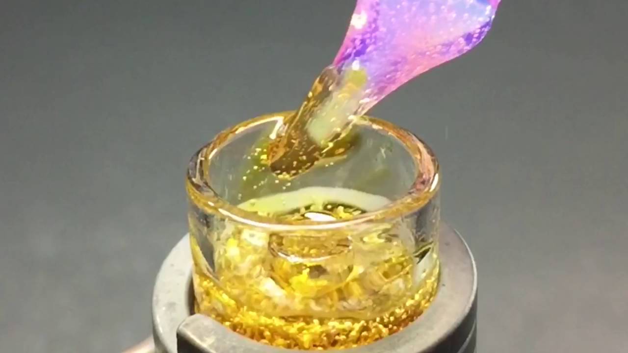 Huge Dab Of Key Lime Nug Run Shatter + Raw Clear Concentrate On An eBoss Mini Quartz eNail Kit! $299