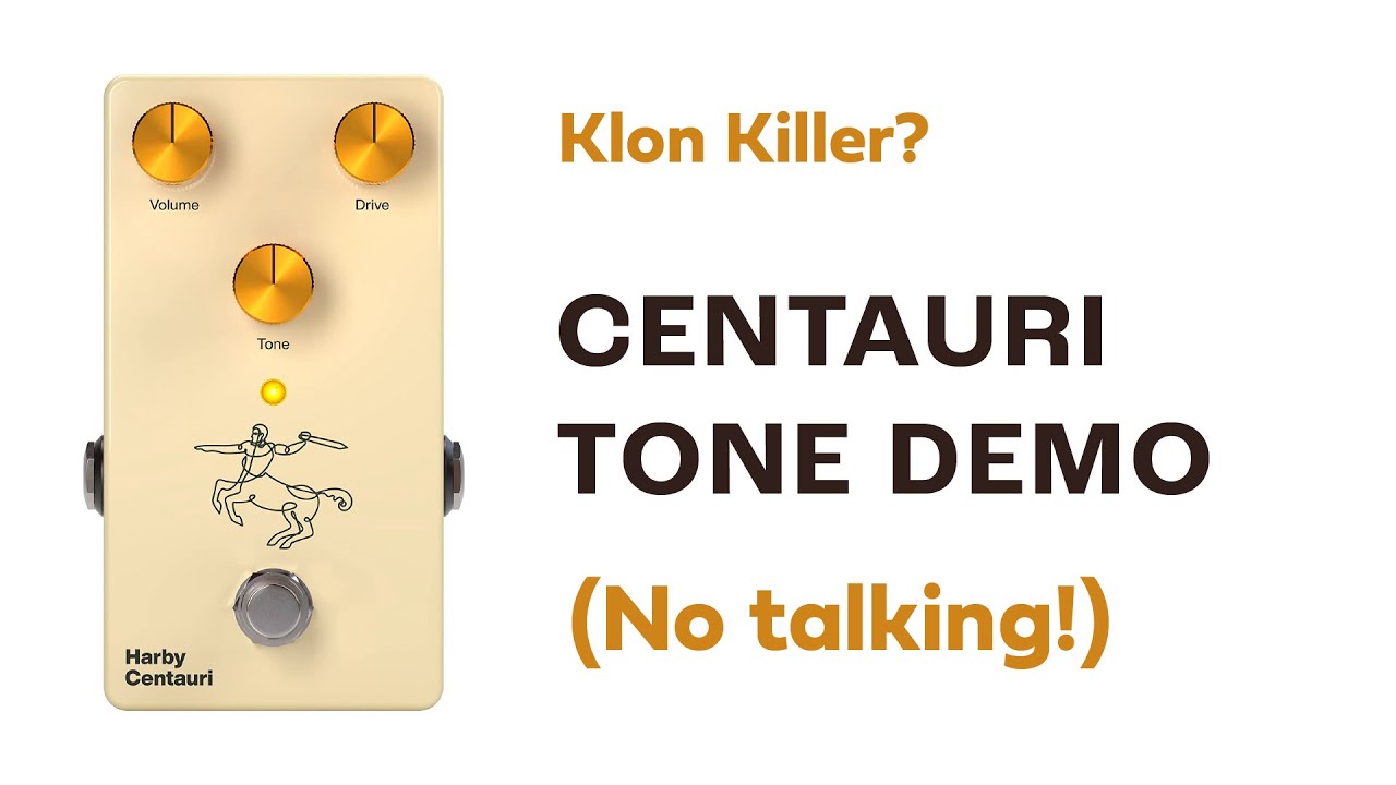 Harby Pedals Centauri Overdrive Pedal Demo - YouTube