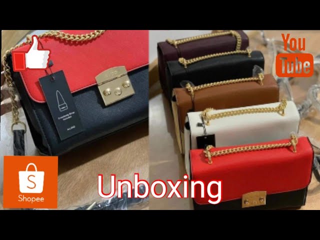 Unboxing ALDO sling bag - Salamat Shopee 