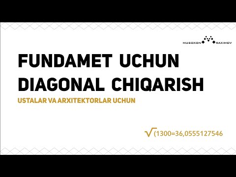 Video: Parallelogrammaning Katta Diagonali Qanday Topiladi