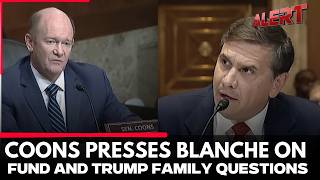 Senator Coons Questions Blanche On Whether Trump Family Could Benefit From $1.8 Billion Fund