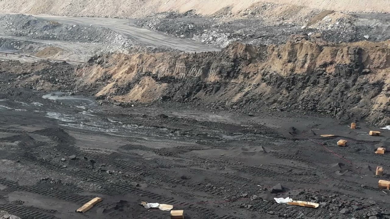 Coal mine benches | Opencast coal mine