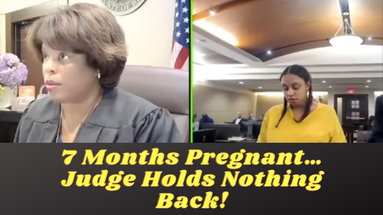 Pregnant Woman Faces Judge After Violating Probation – Shocking ...