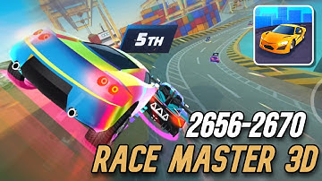 Race Master 3D: Car Racing Gameplay Unlocking Levels 2656 to 2670 with the Car Devilo