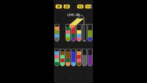 Water Sort Puzzle Level 139 Solved