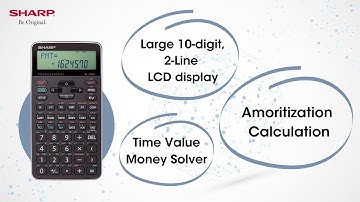 Sharp EL738XTB- English