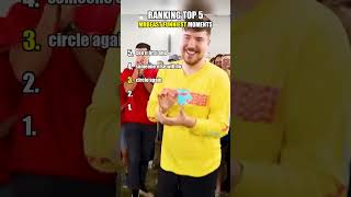Ranking Top 5 MrBeast Funniest Moments #shorts