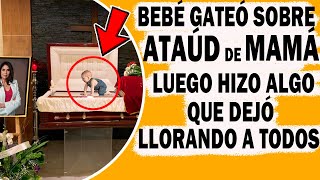 Bebit@ Gateó Sobre El At@úd de Su Madre Y Lo Que Hizo Después Dejó Llorando A Todos