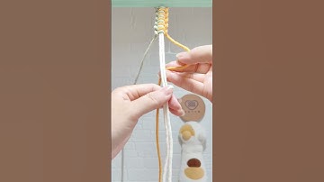 Macrame pattern tutorial.Many videos of macrame tutorials here.#macrame  #编绳教程 #编织图案 #diy