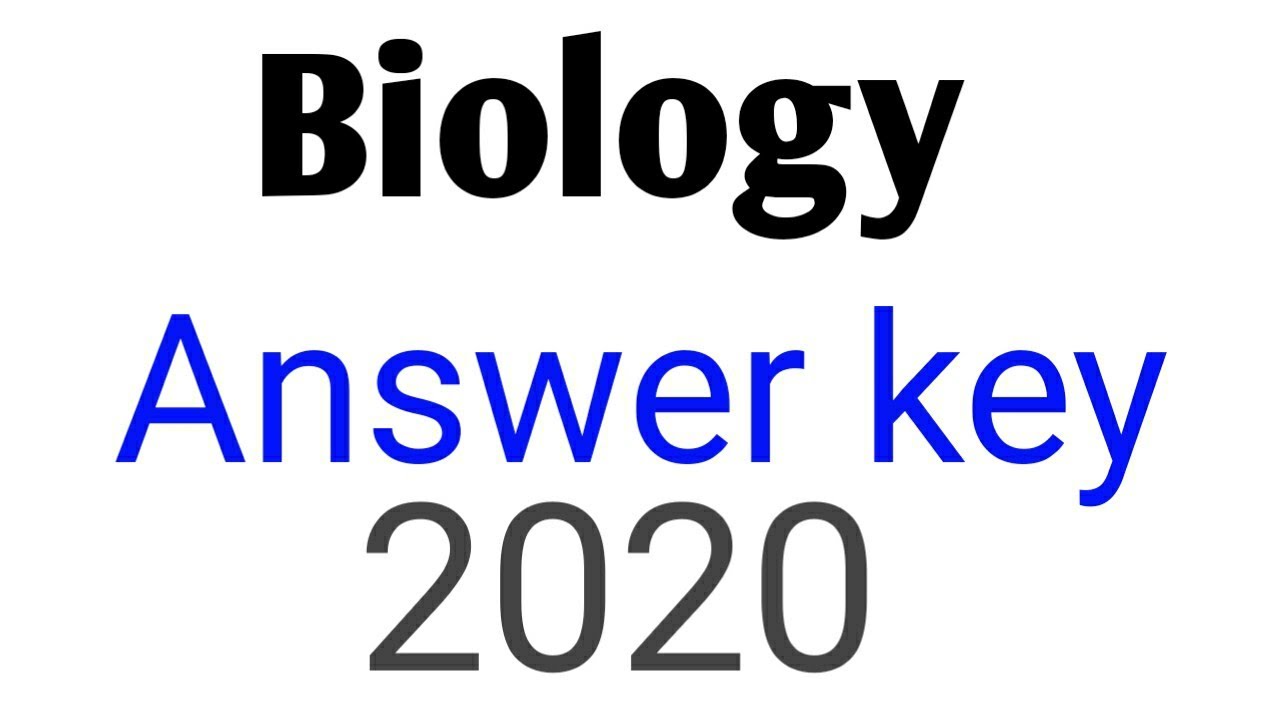 Intermidiate Biology Answer key 2020 | Bihar board biology exam 2020 | 5 Feb 2020
