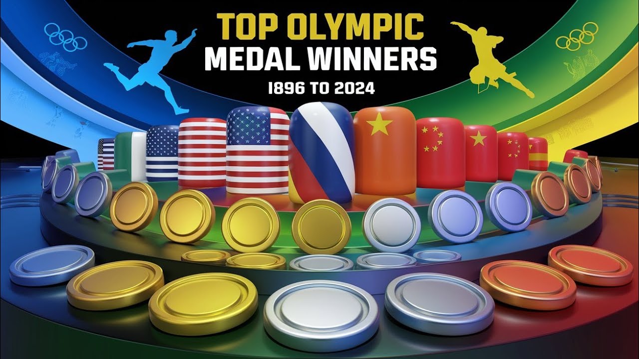 winning the most Olympic medal 1896 - 2024 🏅 | first video | #olympics ...