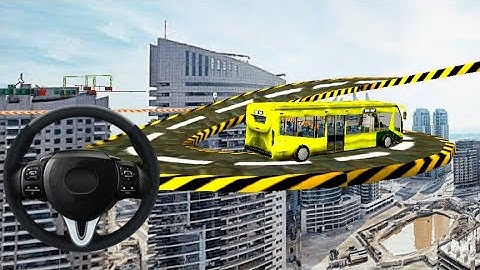 Impossible bus driving master android gameplay | red color bus by wow kidz gameplay