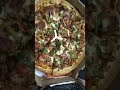 Super supreme and frankfurter bbq black crust pizza party 