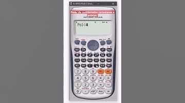 Pasar de coordenadas cartesianas a polares con #calculadora #matematicas ##shorts #aprender #casio