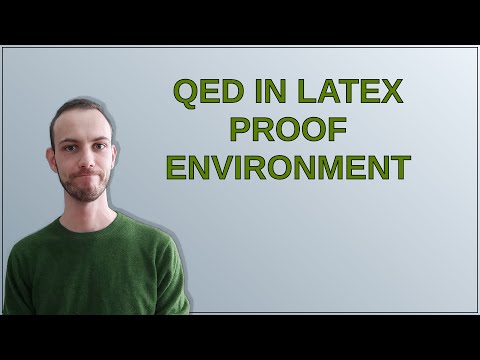 Tex: QED in LaTeX Proof Environment