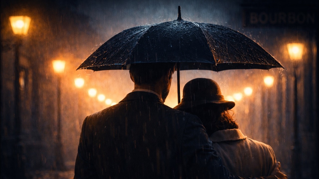 1930s New Orleans Jazz & Blues (For late night relaxation and company) | Rain on Bourbon Street