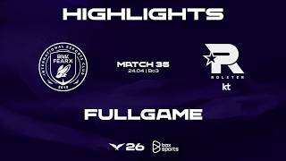 FULL HIGHLIGHTS BFX vs KT | MATCH 35 | 2026 LCK | 04.24.2026