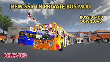 🎀😍NEW SSK TN PRIVATE BUS MOD |Released bussid v3.7.1|New Bus Mod |bussid mod|@BUSSIDONLY