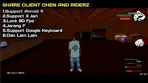 SHARE CLIENT CHEN AND RIDERZ STEALTH SUPPORT ANROID 11 || GTA SA-MP