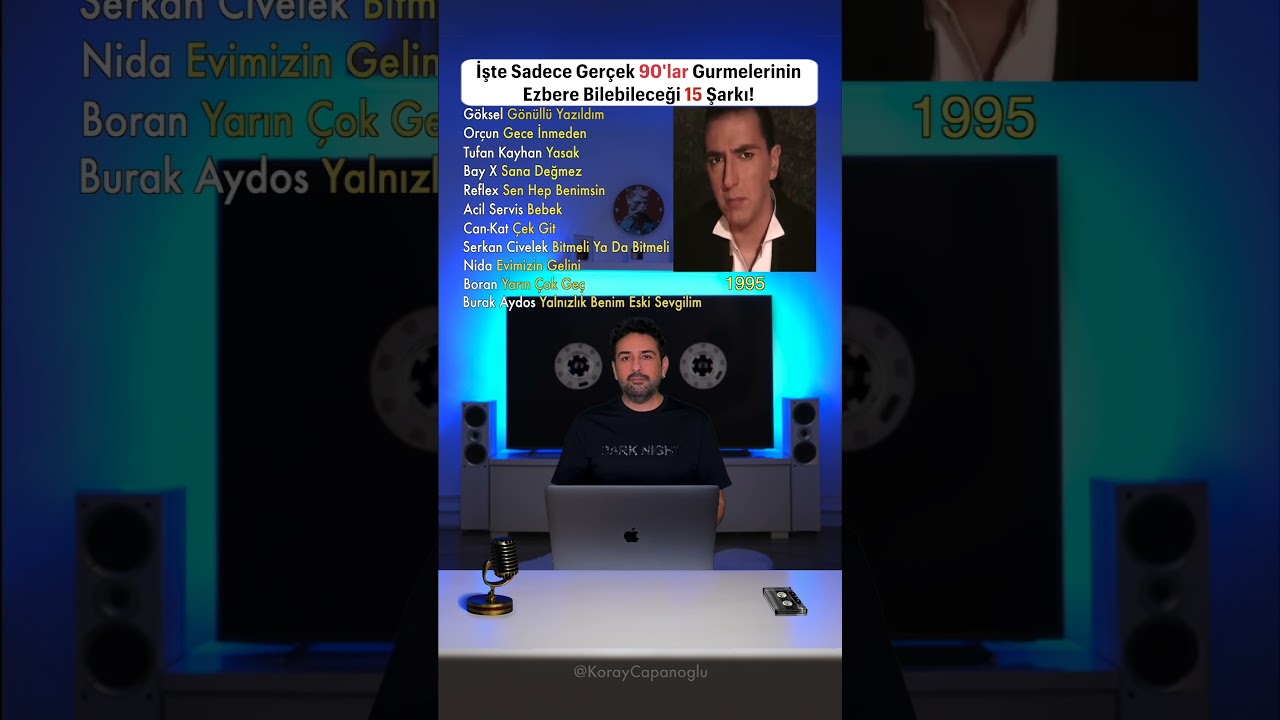⁣Bu Şarkıları Gerçek 90'lar Gurmeleri Ezbere Bilir!  #şarkı #müzik #doksanlar