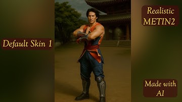 Real life Metin2 - Ninja Male - All levels Armours - Made with AI