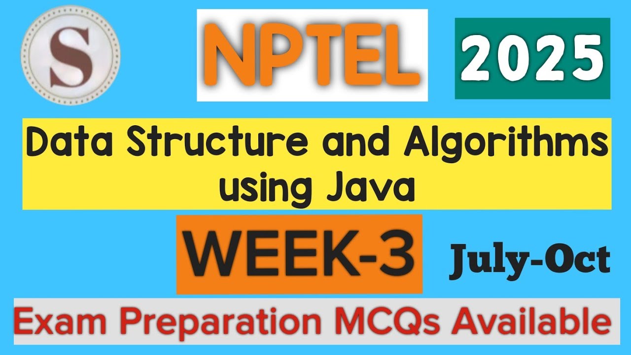 Data Structure and Algorithms using Java | NPTEL Week-3 Assignment ...