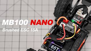 INJORA MB100 NANO Brushed ESC 15A for 1/24 1/30 1/32 RC Crawlers