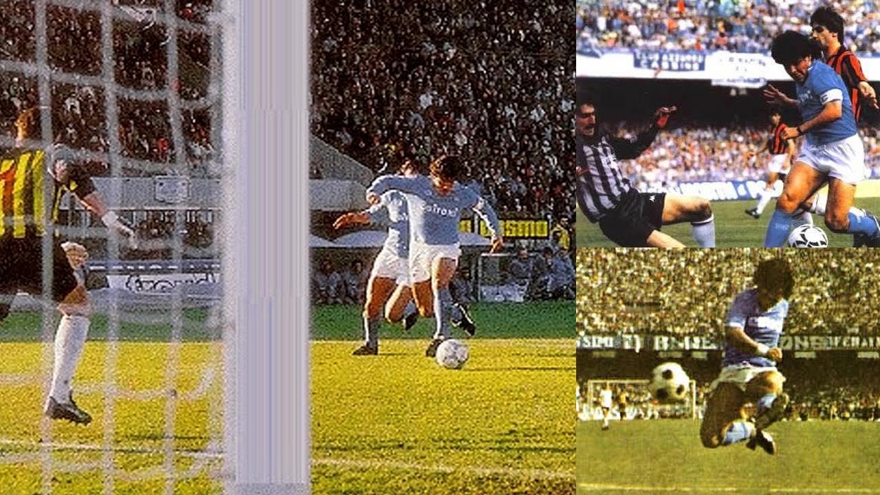 Hero of Legend ☆ Maradona in Napoli - Goals 720p
