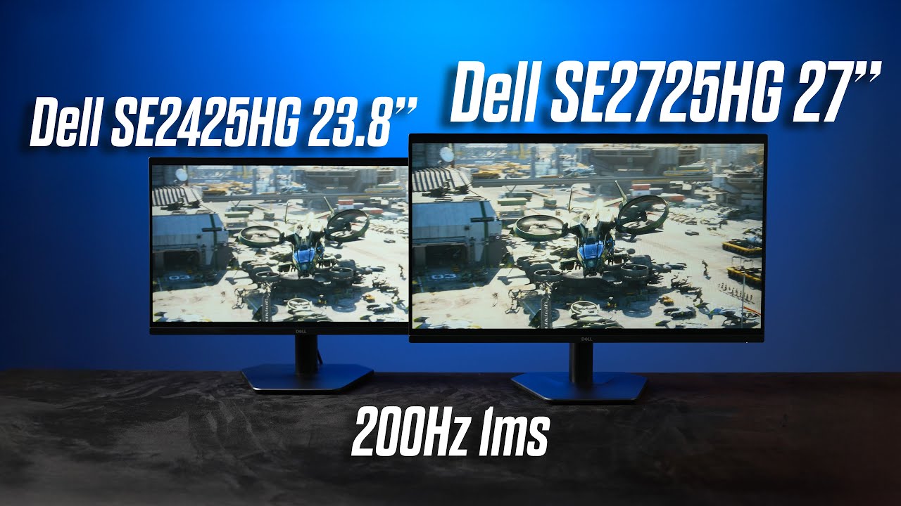 Dell SE2425HG & SE2725HG Review – 200Hz Gaming Monitor! - YouTube