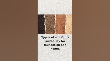 Types of soil and their suitability for foundation of home #constructionsite #footingwork