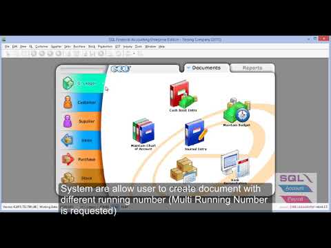 SQL ACCOUNT SOFTWARE | Form Mode Running No (tool setting) | IPOHONLINE