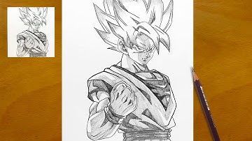 How to Draw Goku SSJ || Easy Anime Drawing Step by Step