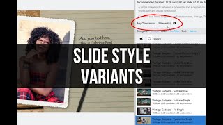 Style Variants in Photopia