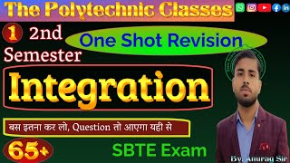 मैराथन || 2nd Semester || Integration || VVI Question & PYQ || SBTE EXAM 2025