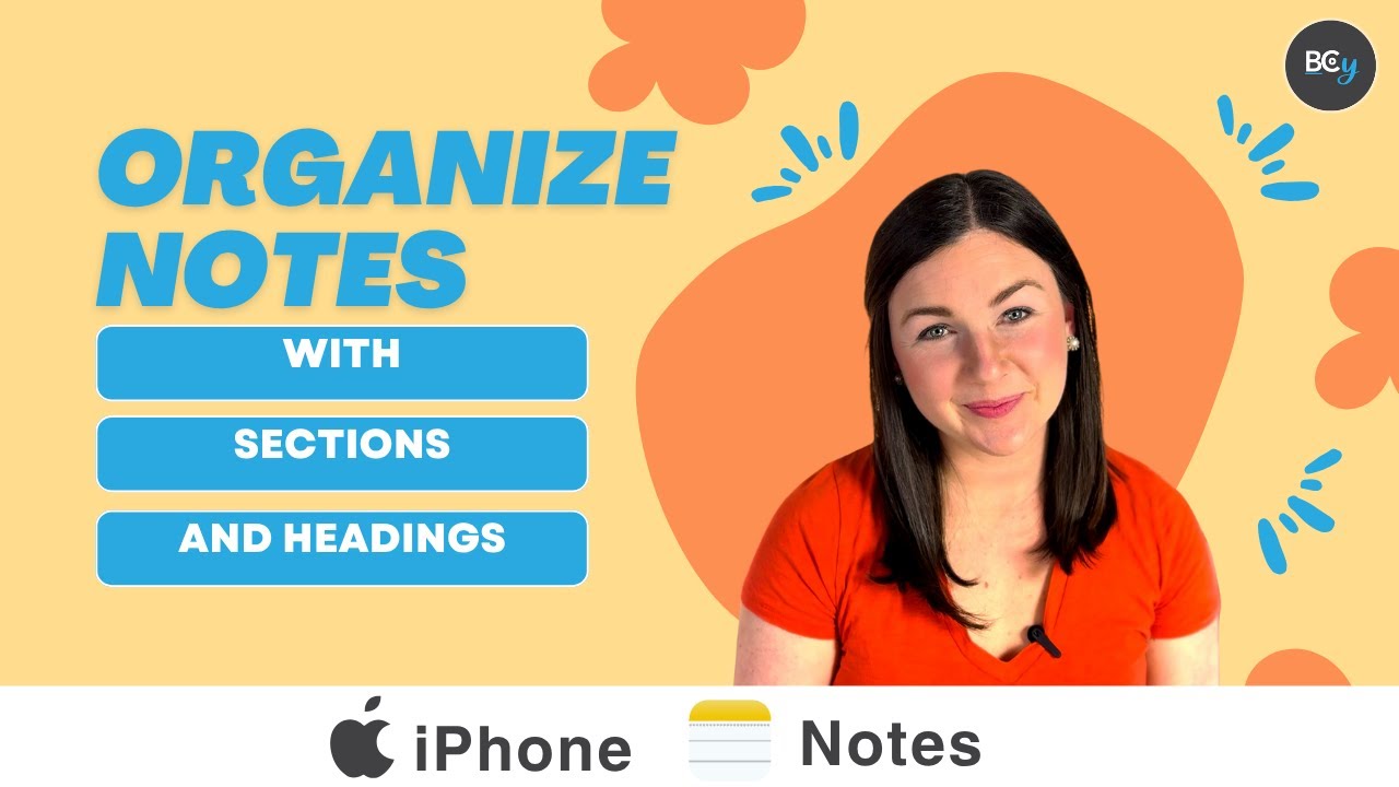 How to Organize Notes with Sections and Headings on your iPhone - YouTube