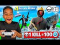EVERY KILL DJ GETS = $100 FORTNITE CHALLENGE