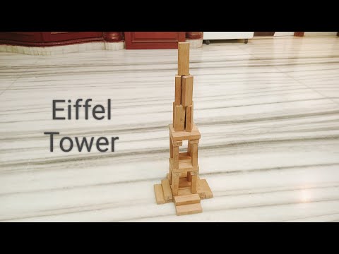 How to build Eiffel Tower with Jenga blocks/jenga/Jenga game/building blocks/relaxation#eiffeltower 