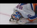 Semyon Varlamov Leaves The Game After Collision With Brayden Point