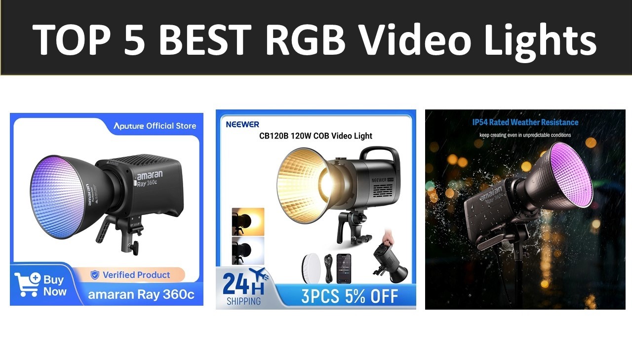 TOP 5 BEST RGB Video Lights 2026 - YouTube