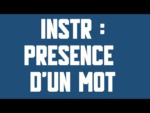 VBA Tester si un mot apparait dans une liste avec instr