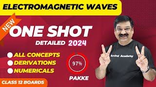 Electromagnetic waves OneShot 💥NCERT Class 12 Physics Chap 8 One shot Subscribe @@ArvindAcademy