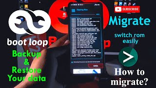 Migrate one rom to another⏩|| Easy process || How to migrate ||Backup & Restore