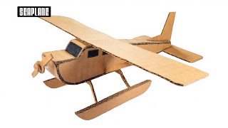 How To Make Seaplane With Cardboard Crafts | Cardboard Seaplane | DIY Cardboard Airplane Floatplane