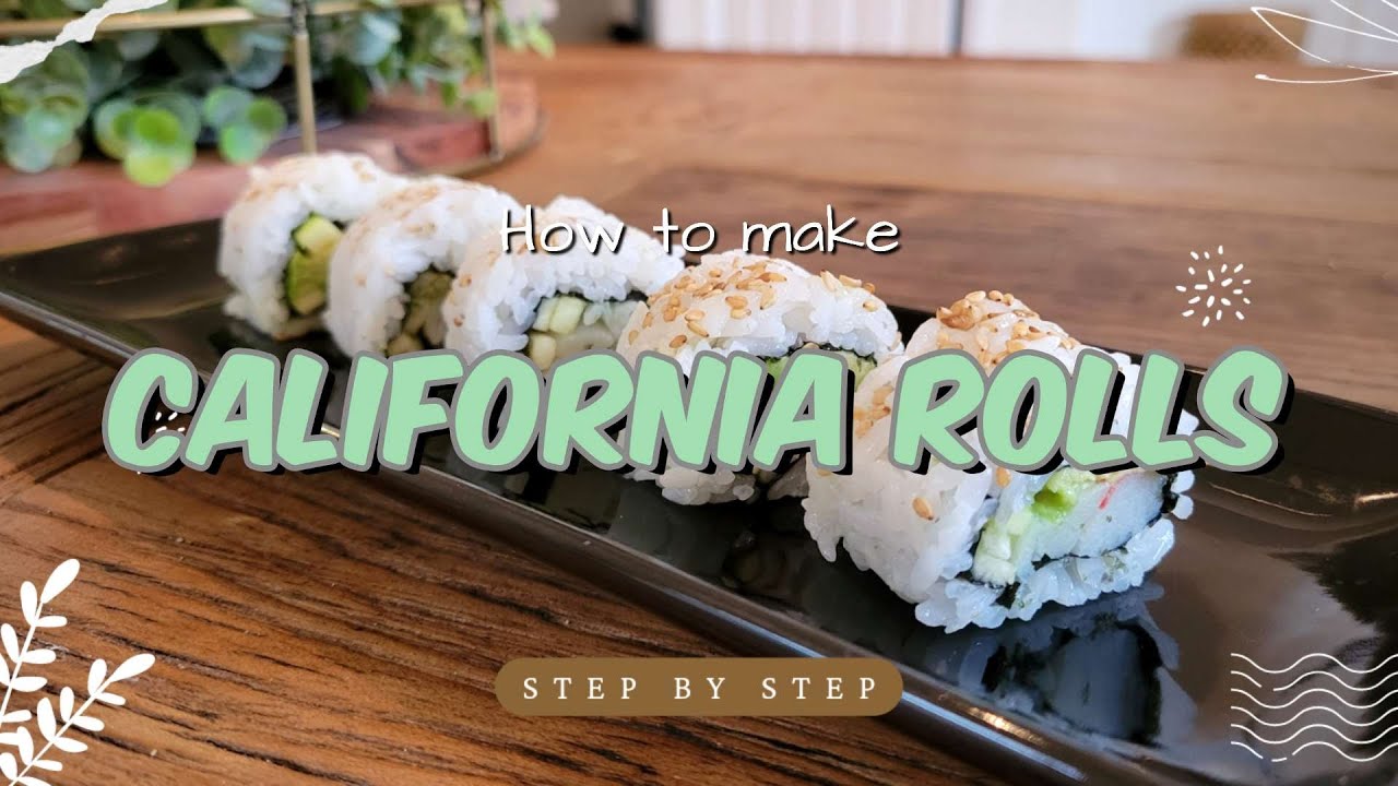 California Roll Recipe, Sushi Roll, how to make california roll stepbystep. YouTube