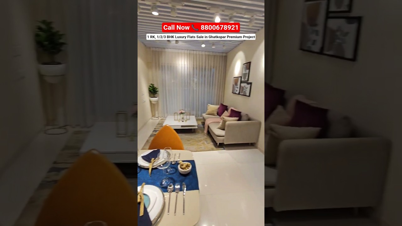 Lnt Zen at 77 Crossroads Ghatkopar | 2 BHK Sample Flat Tour |All Amenities, Near Possession, Call us