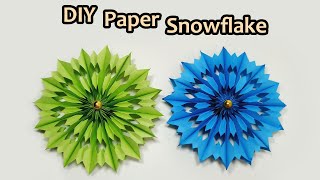 Comment fabriquer flocon de neige en papier - décoration de noël screenshot 3